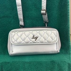 lug Kickflip SE wallet. Metallic Silver